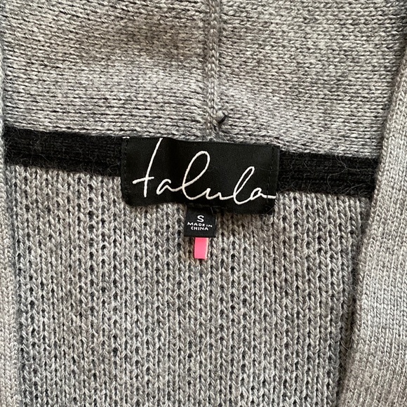[S] Talula Cashmere Blend Open Cardigan | Gray - Picture 4 of 7